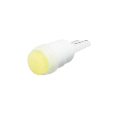 Светодиод T10 12V WHITE  1SMD W2,1*9,5d  фарфор SKYWAY S08201103, (к-т 2шт.)