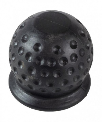 Чехол защитный силиконовый на шар сцепного устройства, черный