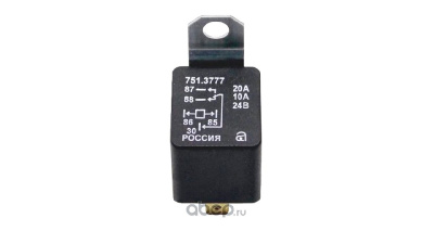 Реле 5 контактов 24V 10А/20А (751.3777) АВАР/ МАЯК