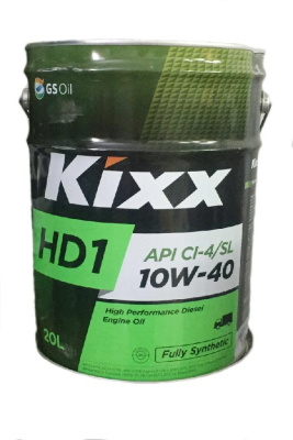 Масло моторное GS Oil Kixx HD1 10w40 CI-4,20л. Synt  