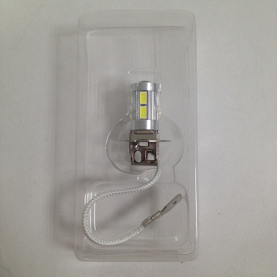 Светодиодная лампа H 3 12V 10 SMD (5730) 5 W Pk22s WHITE LENS 360° (Mаяк ULTRA) (12 H3/A-12)