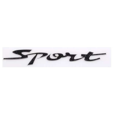 Наклейка металлизированная SPORT, 150*20мм, черный SKYWAY (SNO.17 BLACK)