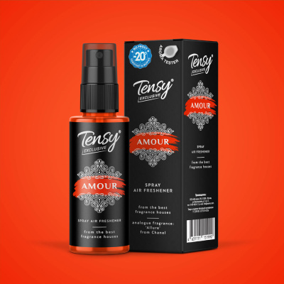 Ароматизатор спрей Exclusive AMOUR (Allure, Chanel) 50мл Tensy, TSS-34 (уп.20шт)