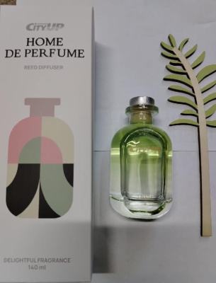 Ароматизатор жидкий флакон/палочки HOME DE PERFUME, 140мл CA-366, CityUp (1/12)