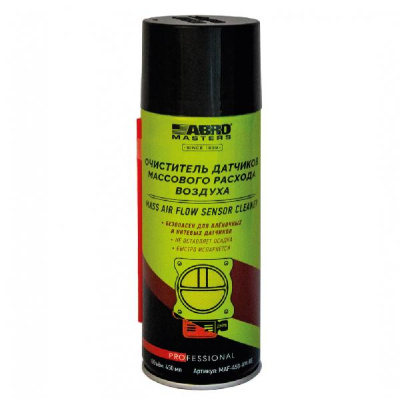 Очиститель датчиков массового расхода воздуха, 450 мл, спрей, MAF-450-AM-RE, ABRO Masters