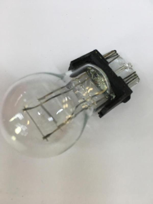 Лампа б/ц 12V 21W/5W  W2.5*16d, под тонкое гнездо (61157 Бц ) (уп10/100 шт) двухконтактная